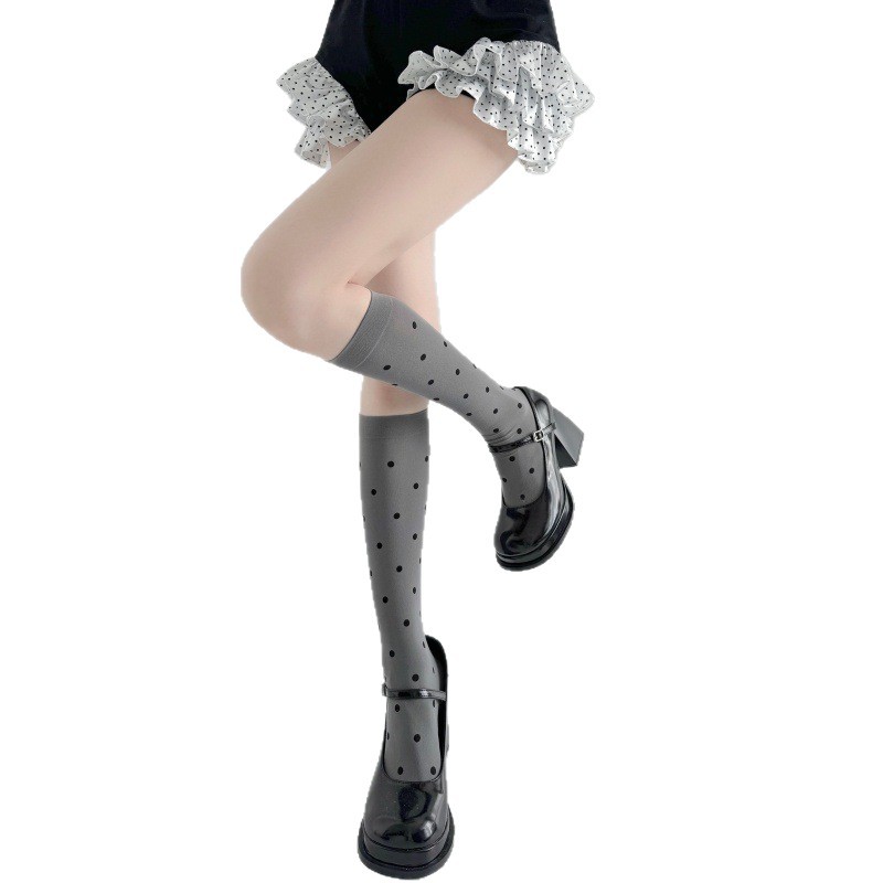 Japanese Street Fashion Female - Calcetines de media pantorrilla ultrafinos con