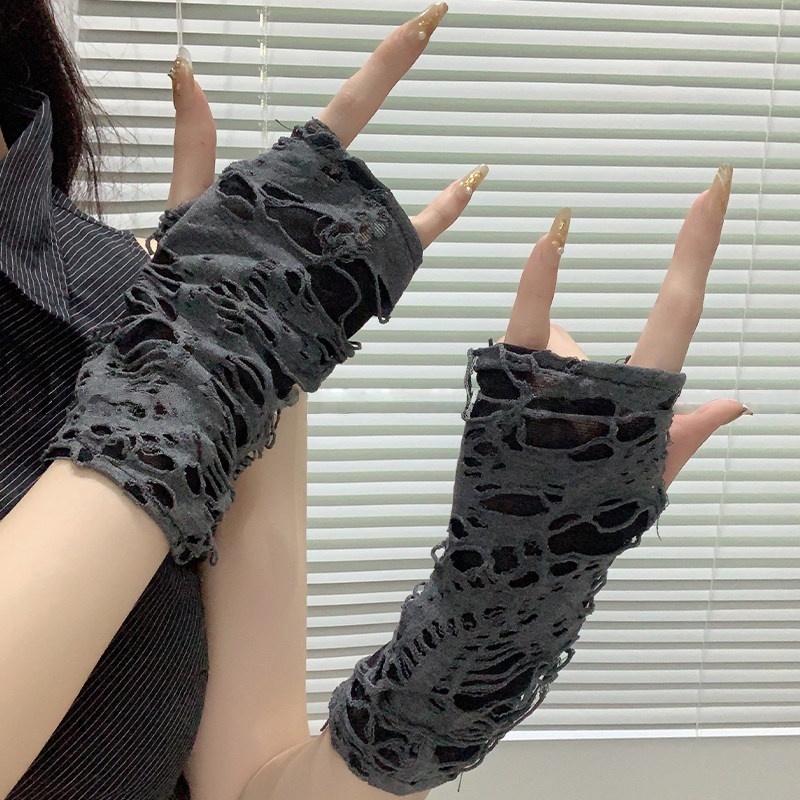 Street Fashion Gloves - Mangas de protección solar de malla