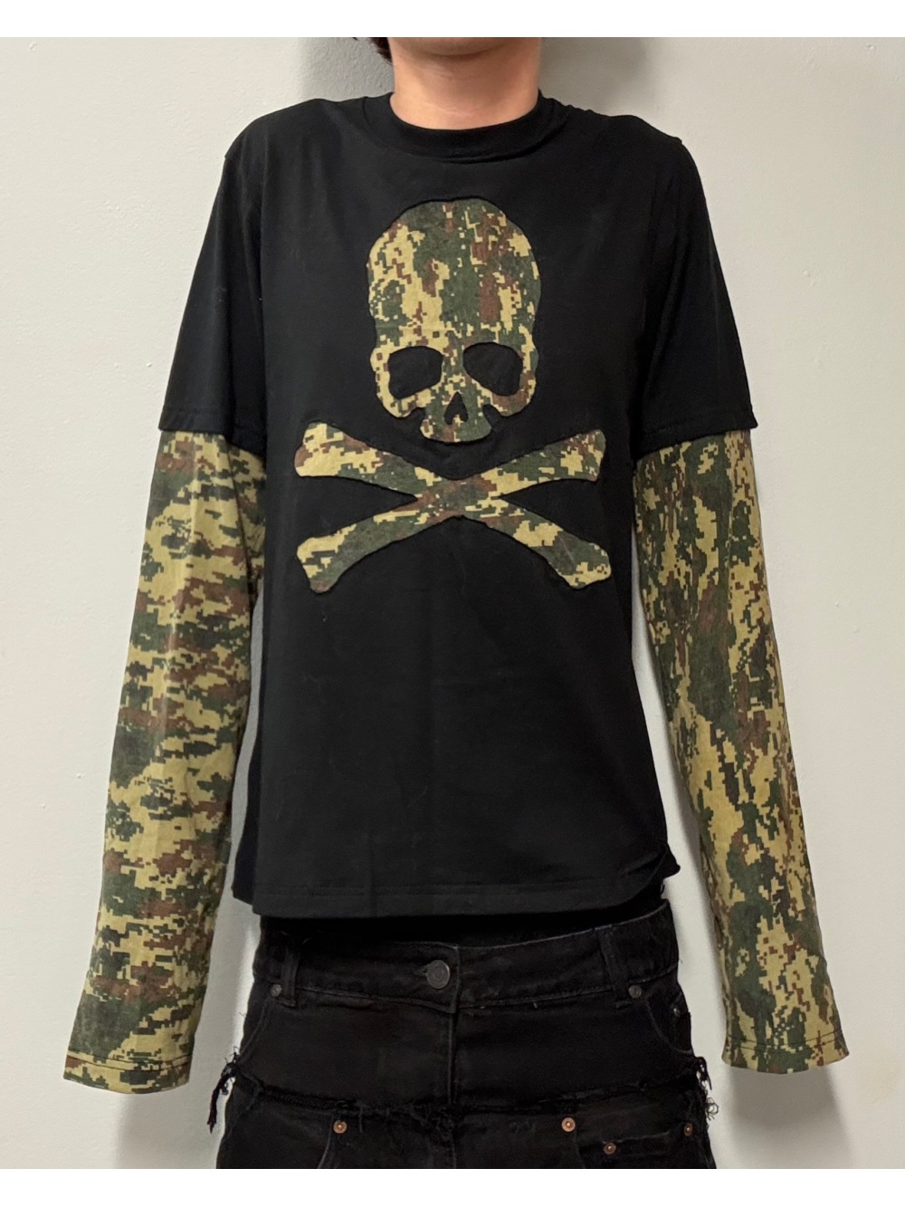 Street Fashion Us - 2026 nuevo esqueleto de camuflaje retro