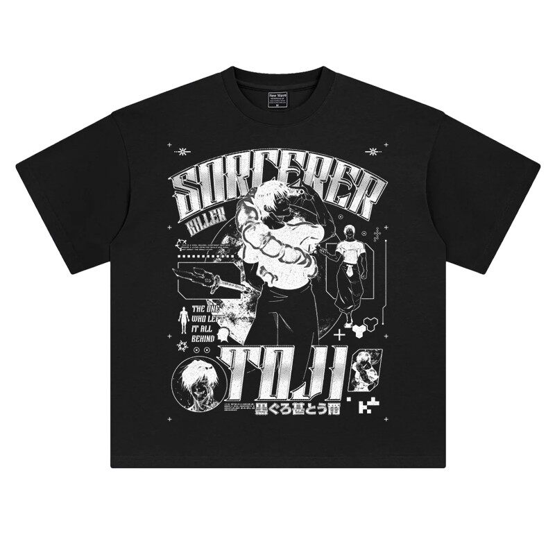 Street Fashion Anime - Camiseta Gráfica de Verano 26 de