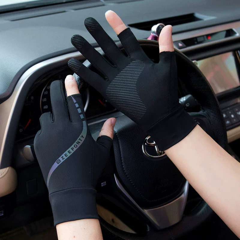 Street Fashion Gloves - Guantes de ciclismo de seda helada