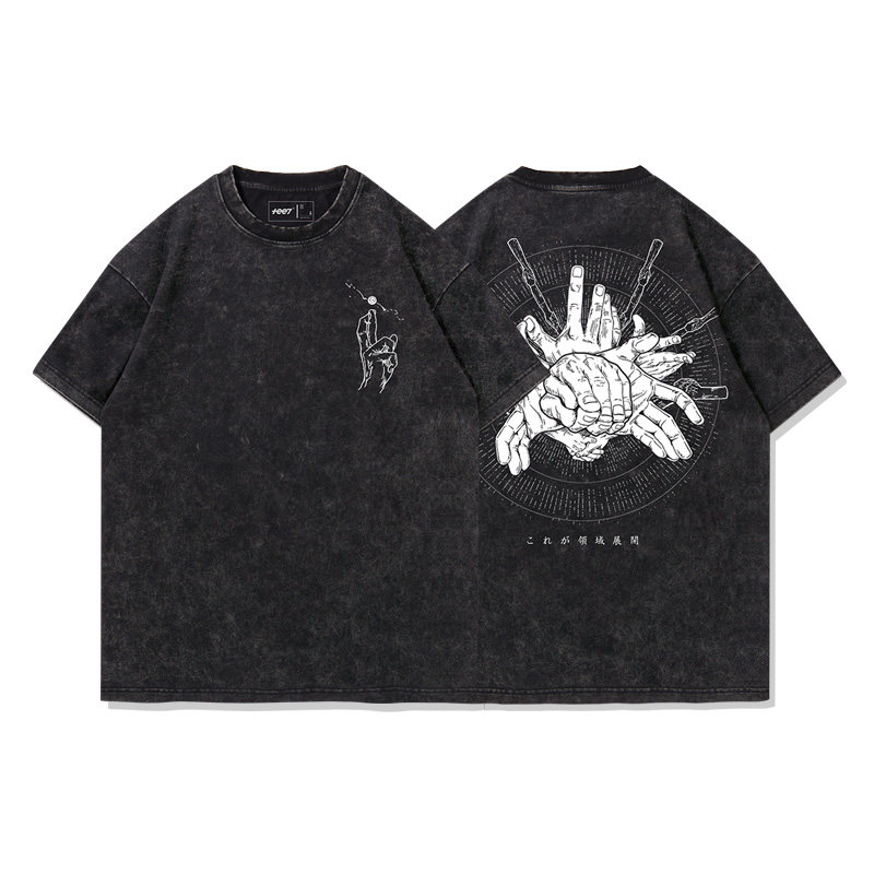 Street Fashion Anime - Camiseta Gráfica Jujutsu Kaisen Sukuna 2026