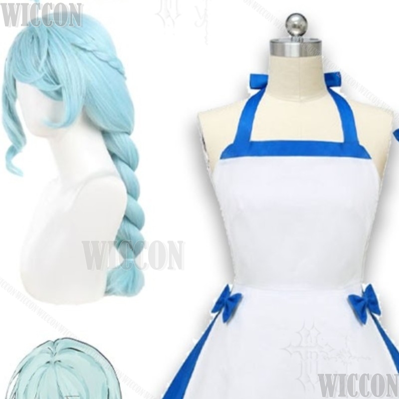 Japanese Street Fashion Female - Disfraz de Personaje Azul Zeno, Traje