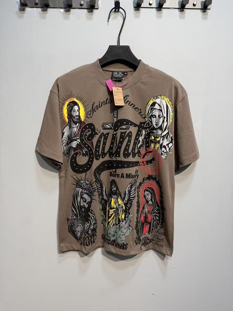 Camiseta de manga corta con es - Street Fashion Graffiti reseña y precio