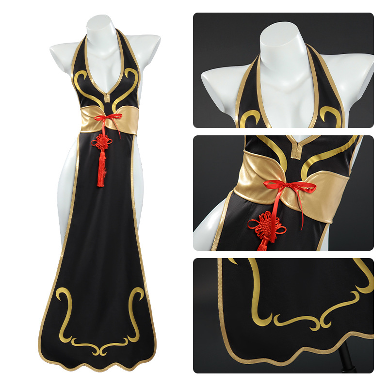 Disfraz de Cosplay de Chun-Li  - Street Fashion Anime reseña y precio