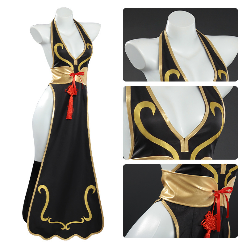 Disfraz de Cosplay de Chun-Li  - Street Fashion Anime reseña y precio