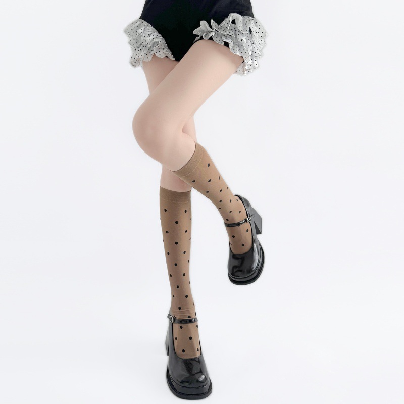 Calcetines de media pantorrill - Japanese Street Fashion Female reseña y precio