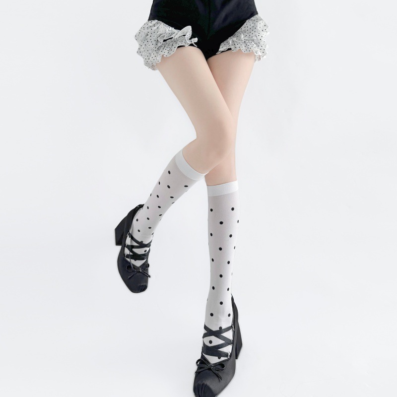 Calcetines de media pantorrill - Japanese Street Fashion Female reseña y precio