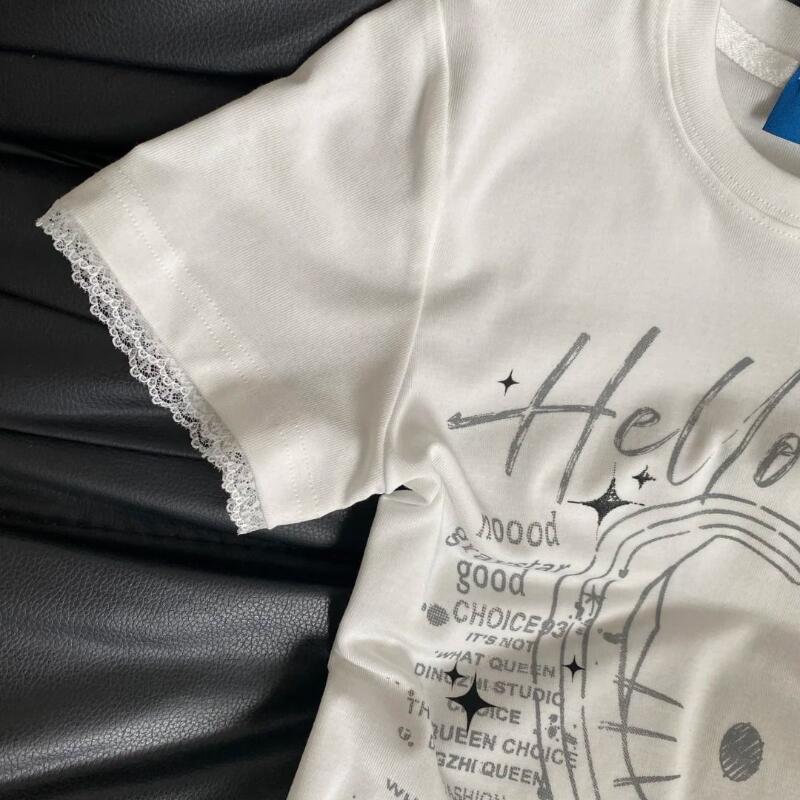 Camiseta de manga corta de enc - Street Fashion Us reseña y precio