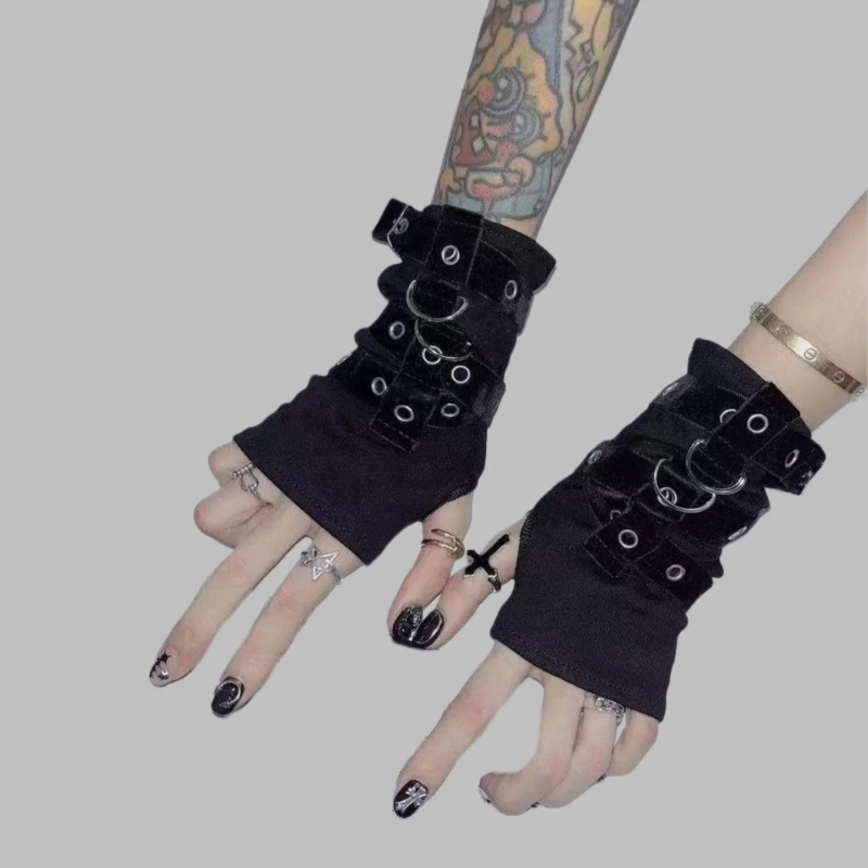 Guantes sin Dedos Estilo Punk  - Street Fashion Gloves reseña y precio