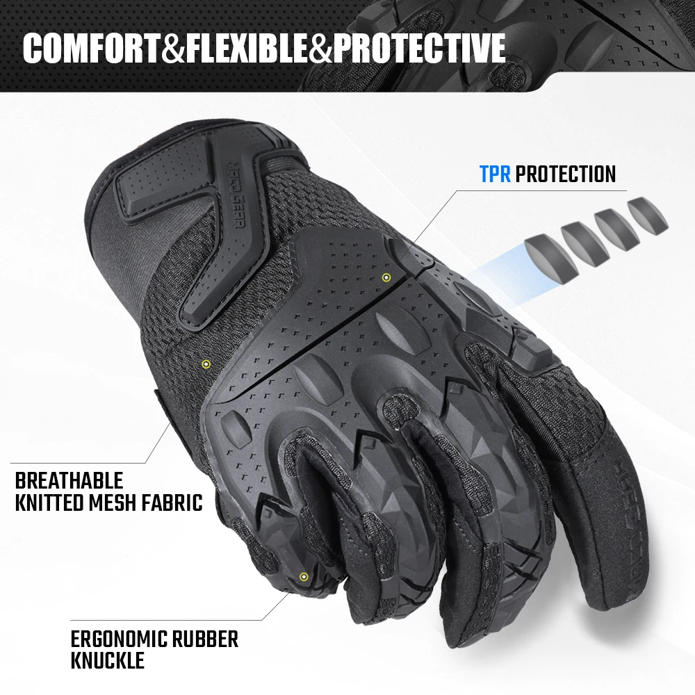 Guantes tácticos de pantalla t - Street Fashion Gloves reseña y precio