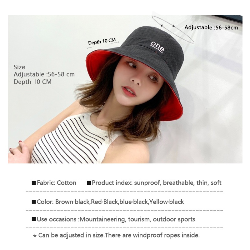 Sombrero de cubo de algodón de - Bucket Hat Embroidered reseña y precio