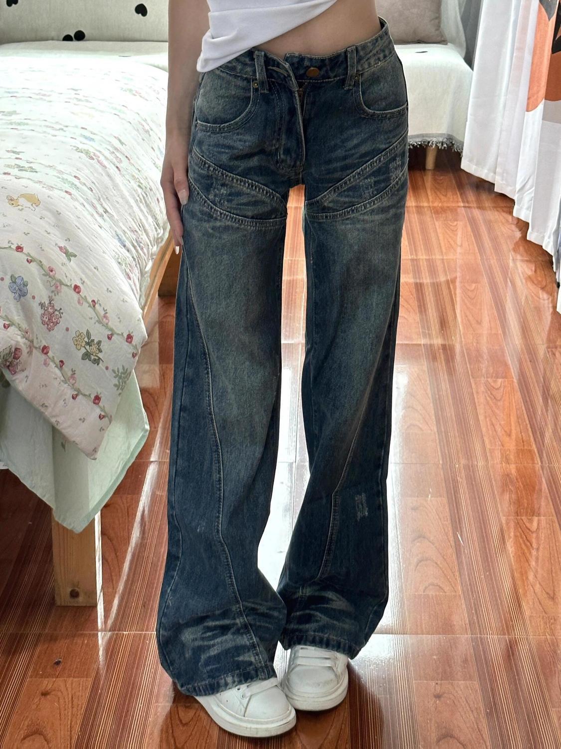 Pantalones vaqueros para niñas - Japanese Street Fashion Female reseña y precio