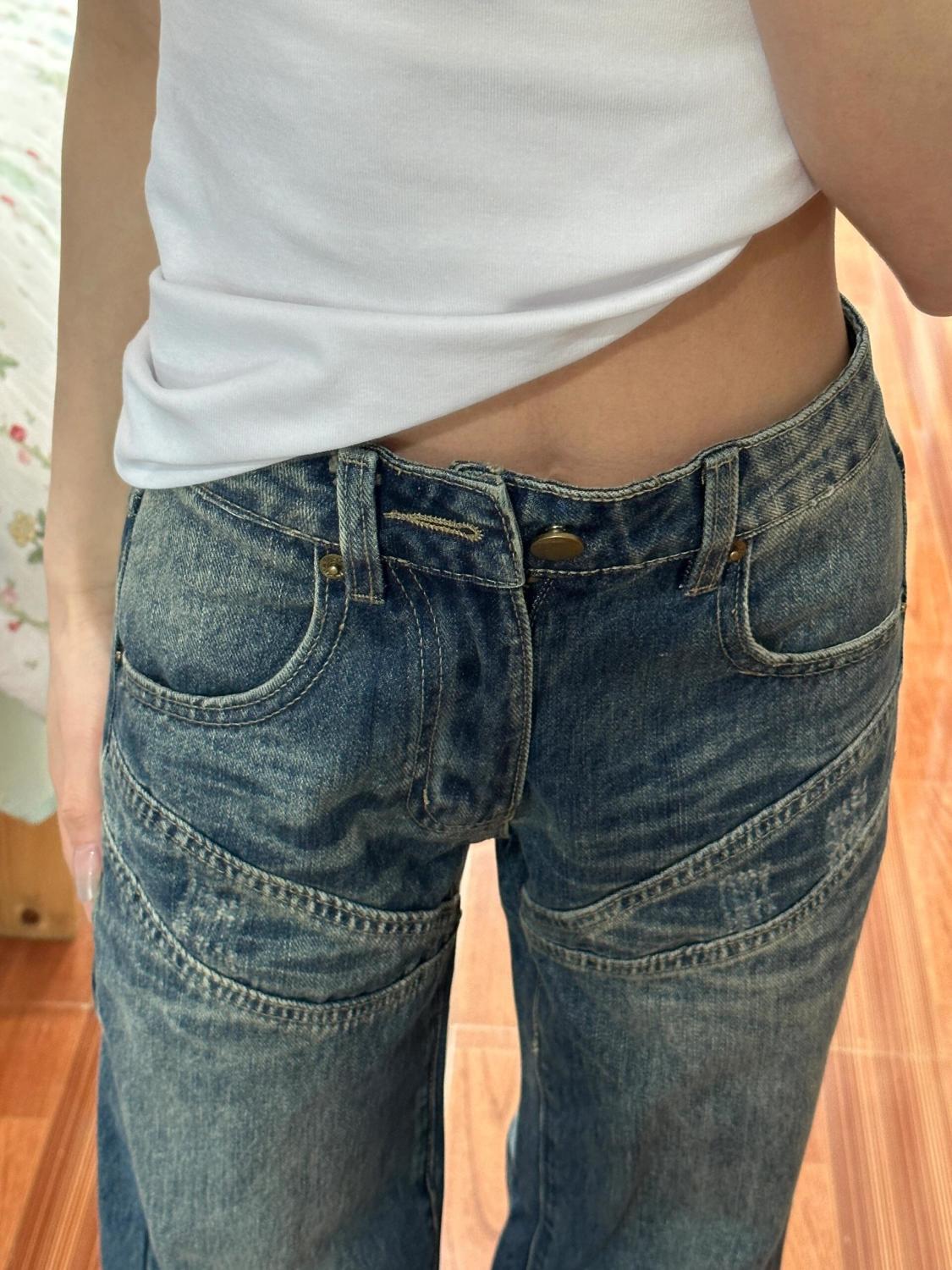 Pantalones vaqueros para niñas - Japanese Street Fashion Female reseña y precio