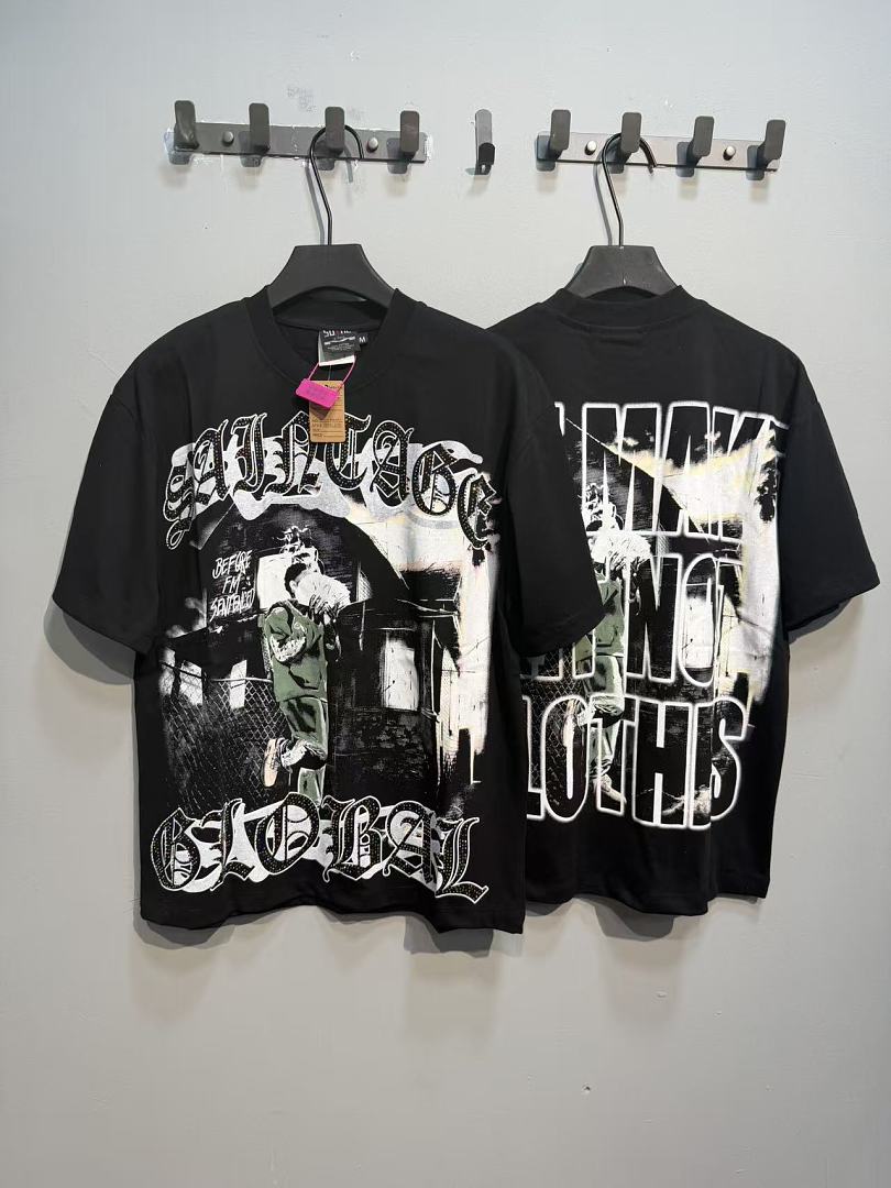 Camiseta de manga corta con es - Street Fashion Graffiti reseña y precio