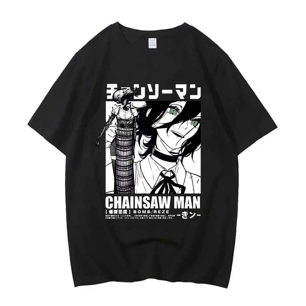 Camiseta de Manga Corta de Alg - Street Fashion Anime reseña y precio