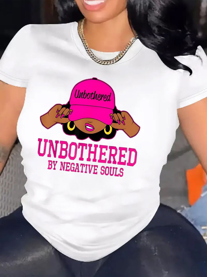 Camiseta para mujer, cómoda, c - Street Fashion Trends 2026 reseña y precio