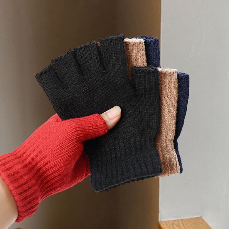 Guantes de lana de medio dedo  - Street Fashion Gloves reseña y precio