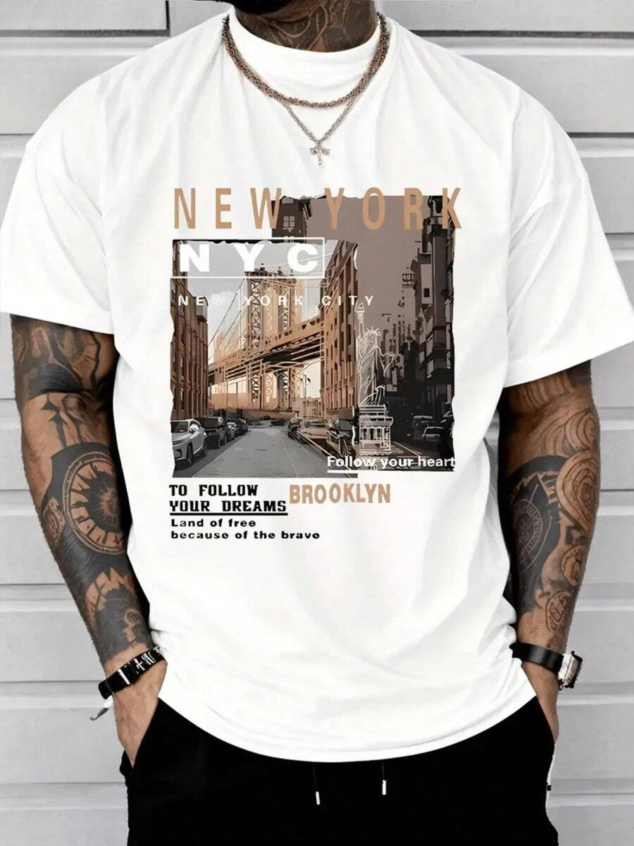 Camisetas de Algodón Casuales  - Street Fashion New York 2026 reseña y precio