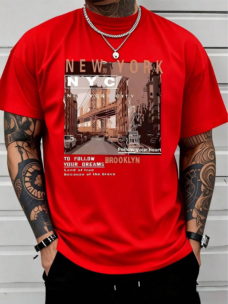 Camisetas de Algodón Casuales  - Street Fashion New York 2026 reseña y precio