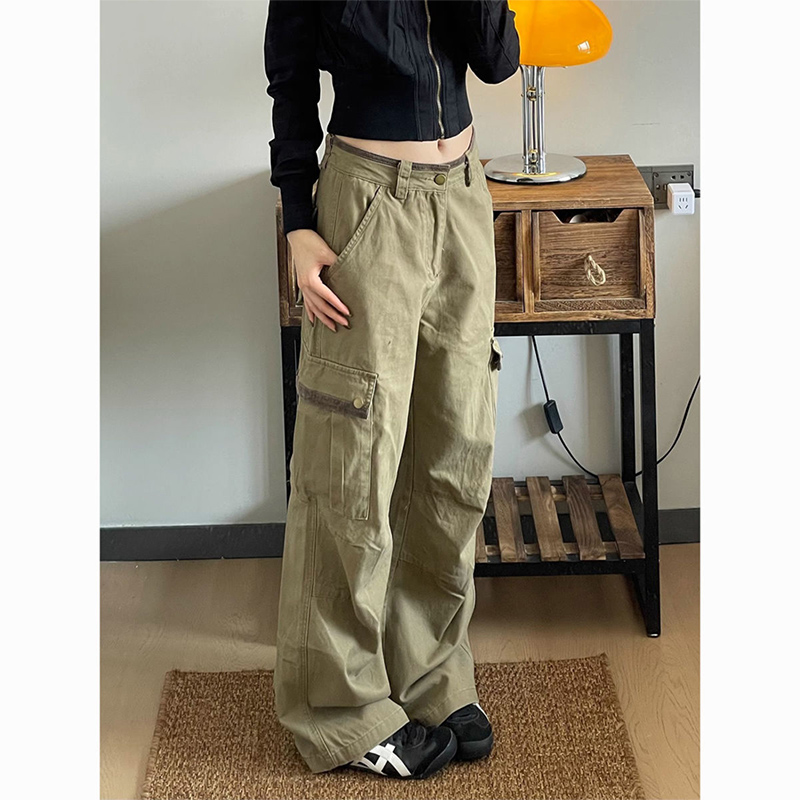 Nuevos pantalones Cargo holgad - Japanese Street Fashion Female reseña y precio