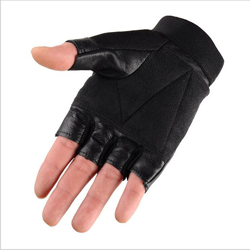 Guantes de cuero de medio dedo - Street Fashion Gloves reseña y precio
