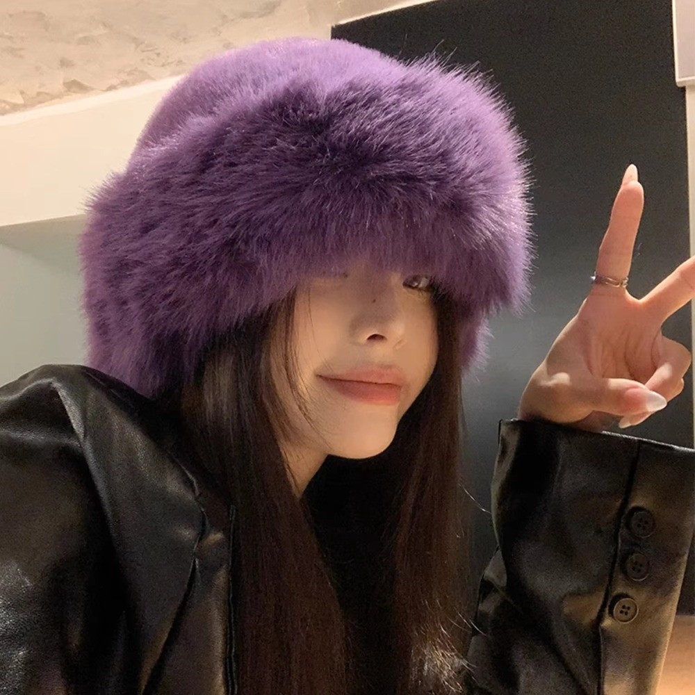 Sombrero de invierno de piel s - Bucket Hat Embroidered reseña y precio