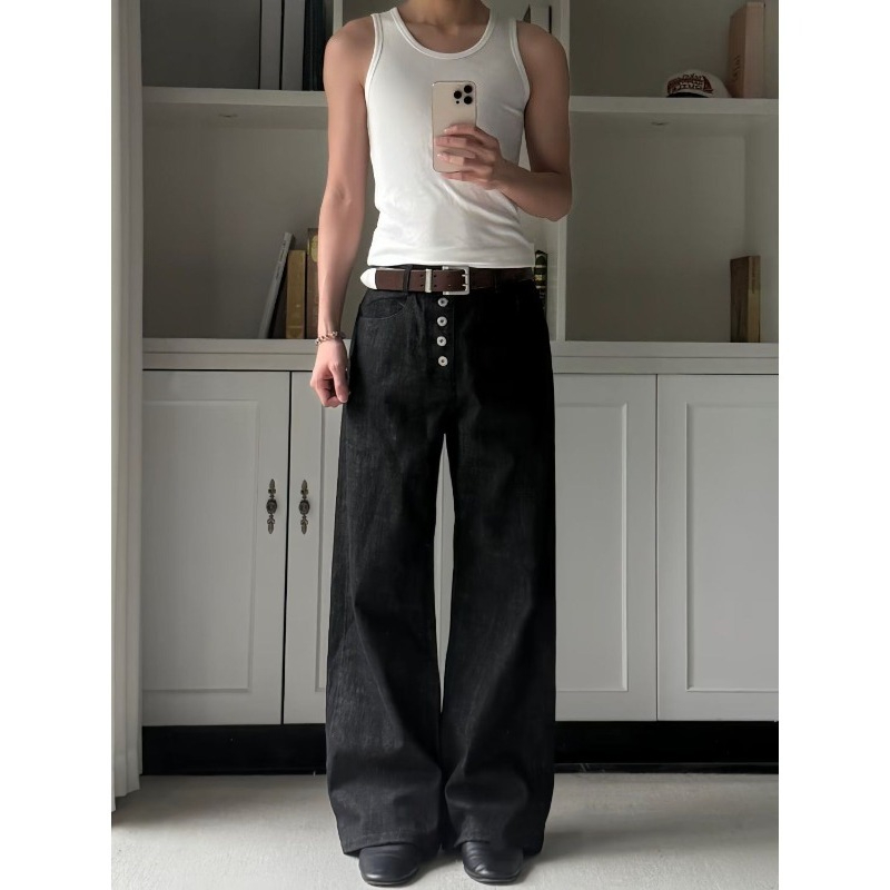 Pantalones vaqueros para hombr - Street Fashion Graffiti reseña y precio