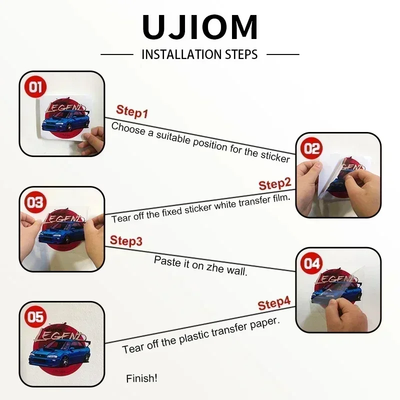 UJIOM-stickers góticos para ni - Street Fashion Graffiti reseña y precio