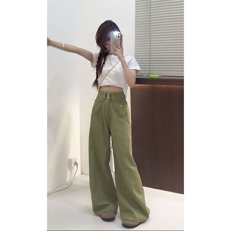 Pantalones vaqueros para niñas - Japanese Street Fashion Female reseña y precio