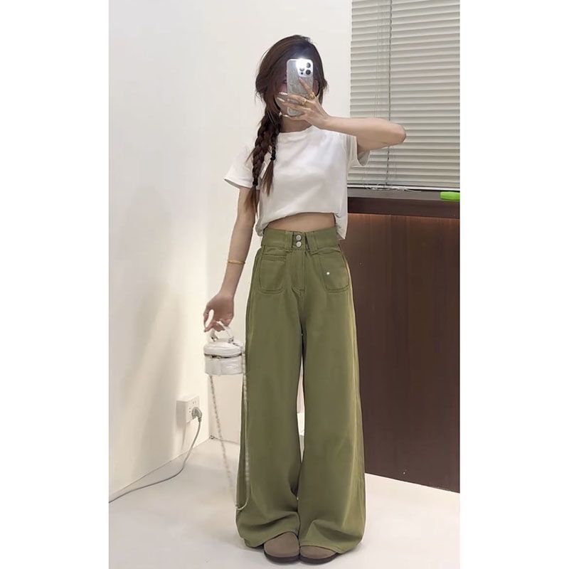 Pantalones vaqueros para niñas - Japanese Street Fashion Female reseña y precio