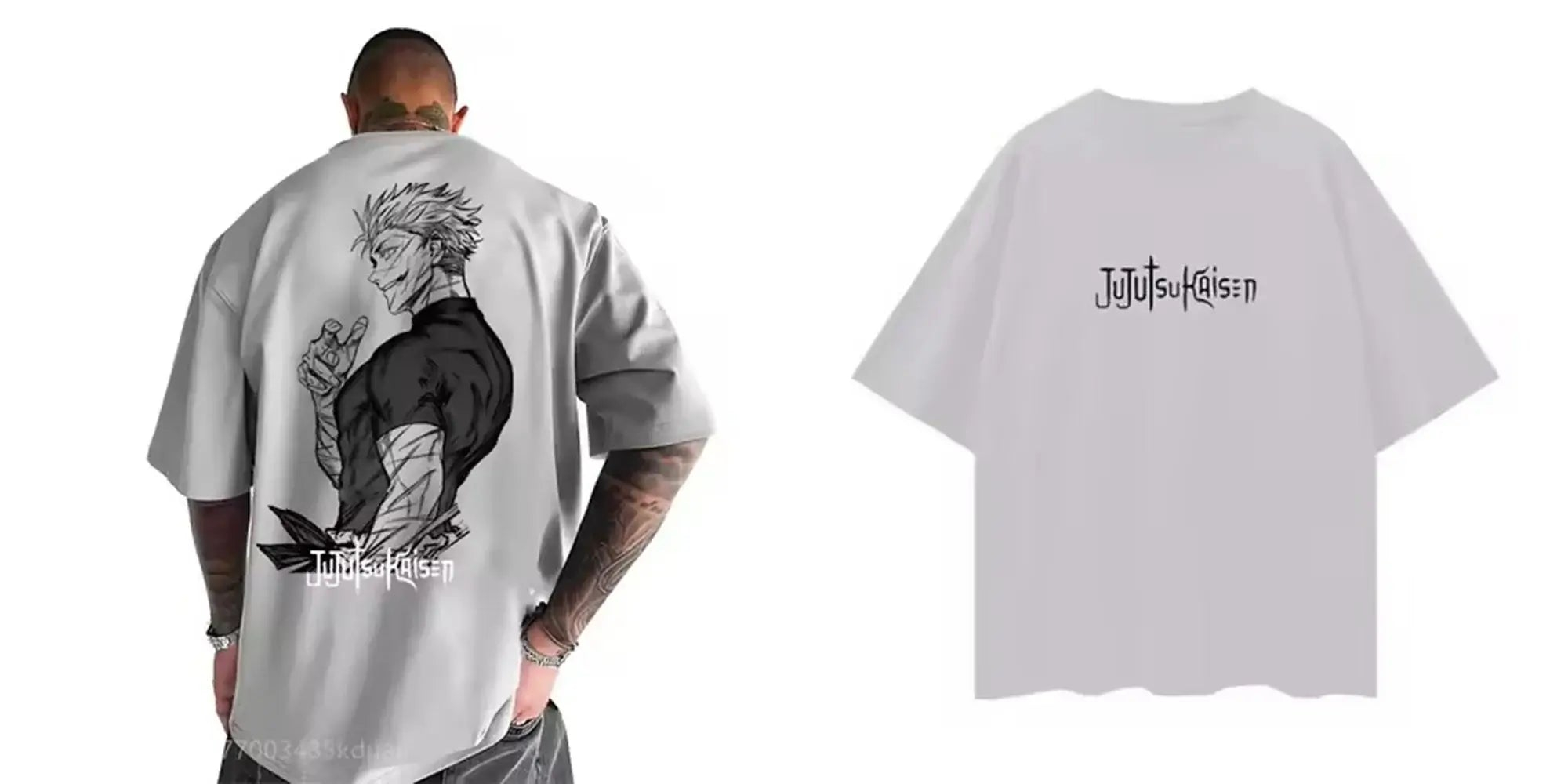 Camiseta Jujutsu Kaisen con gr - Street Fashion Anime reseña y precio