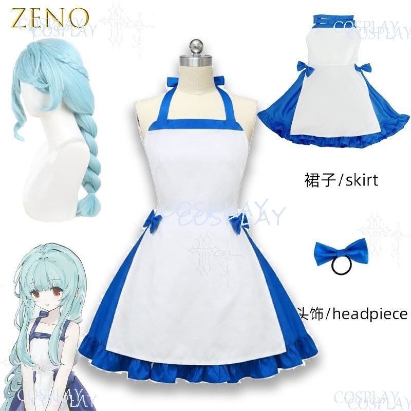 Disfraz de Halloween Azul Comp - Japanese Street Fashion Female reseña y precio